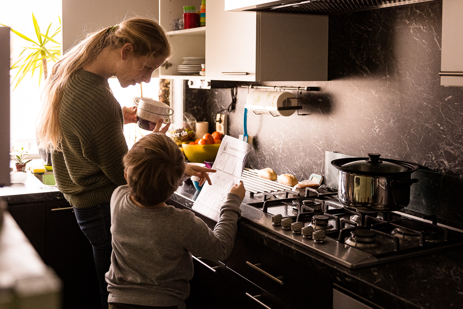 Day in the Life - huiswerk & koken